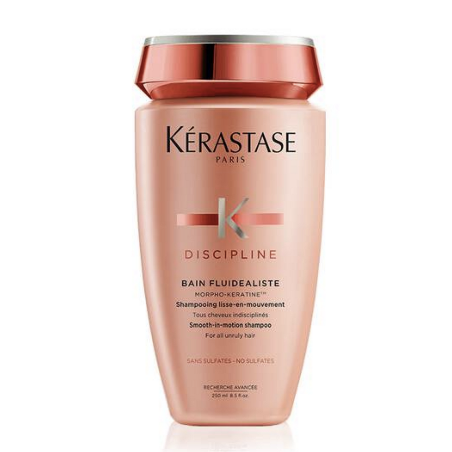 Bain Fluidealiste Shampoo SF- Sulfate free. Transforms frizzy hair into soft, smooth hair. Delivers optimal hair nourishment.
