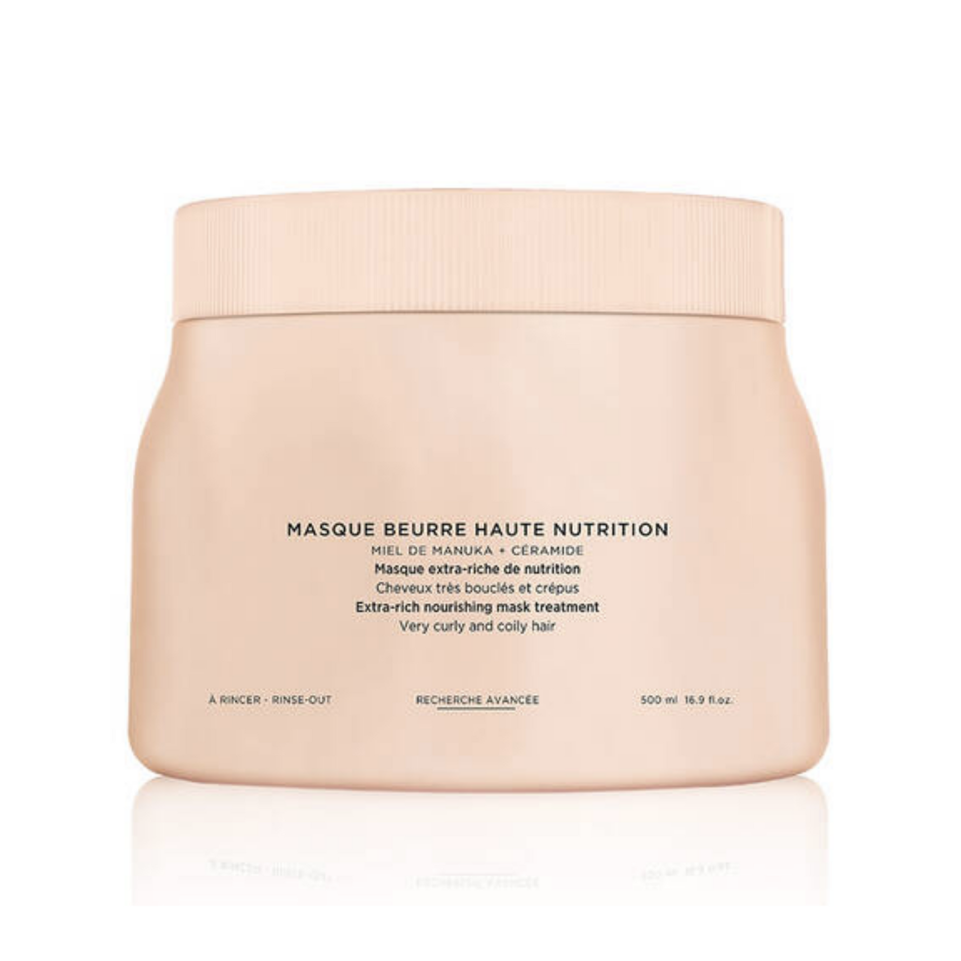 Masque Beurre Haute Nutrition Hair Mask 500ml - Extra-rich nourishing hair mask treatment for very curly and coily hair.